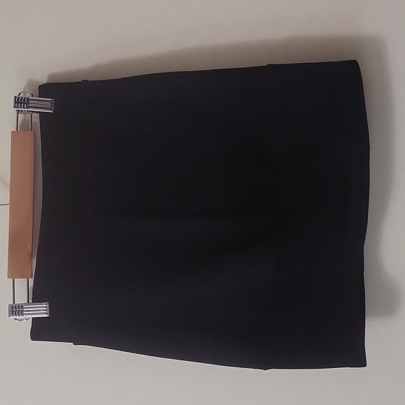 H&M Skirts Pleated Black Bodycon Mini Skirt Poshmark